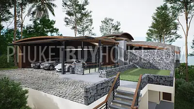 ISL7356: Modern Tropical Ocean Pool Villas in Koh Sirey. Photo #9