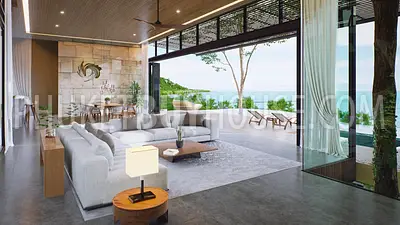 ISL7356: Modern Tropical Ocean Pool Villas in Koh Sirey. Photo #13