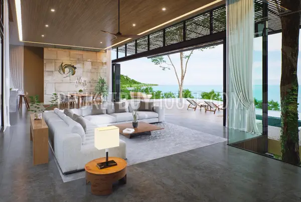 ISL7356: Modern Tropical Ocean Pool Villas in Koh Sirey. Photo #13