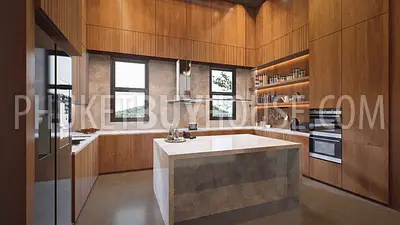 ISL7356: Modern Tropical Ocean Pool Villas in Koh Sirey. Photo #11