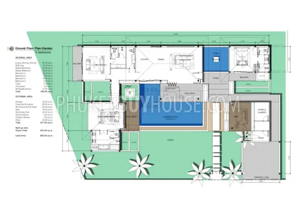 CHE6385: Luxury 3 Bedroom Villa in Cherng Talay. Fotoğraf #2