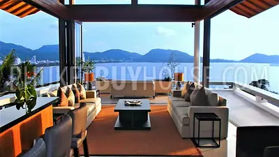 PAT6388: Villa with Panoramic Sea View in Patong Area. Photo #4
