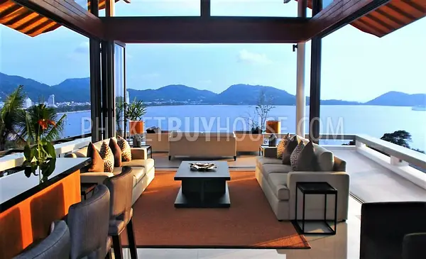 PAT6388: Villa with Panoramic Sea View in Patong Area. Photo #4