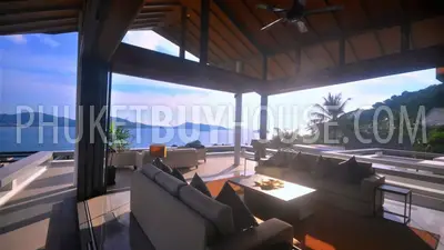 PAT6388: Villa with Panoramic Sea View in Patong Area. Photo #7