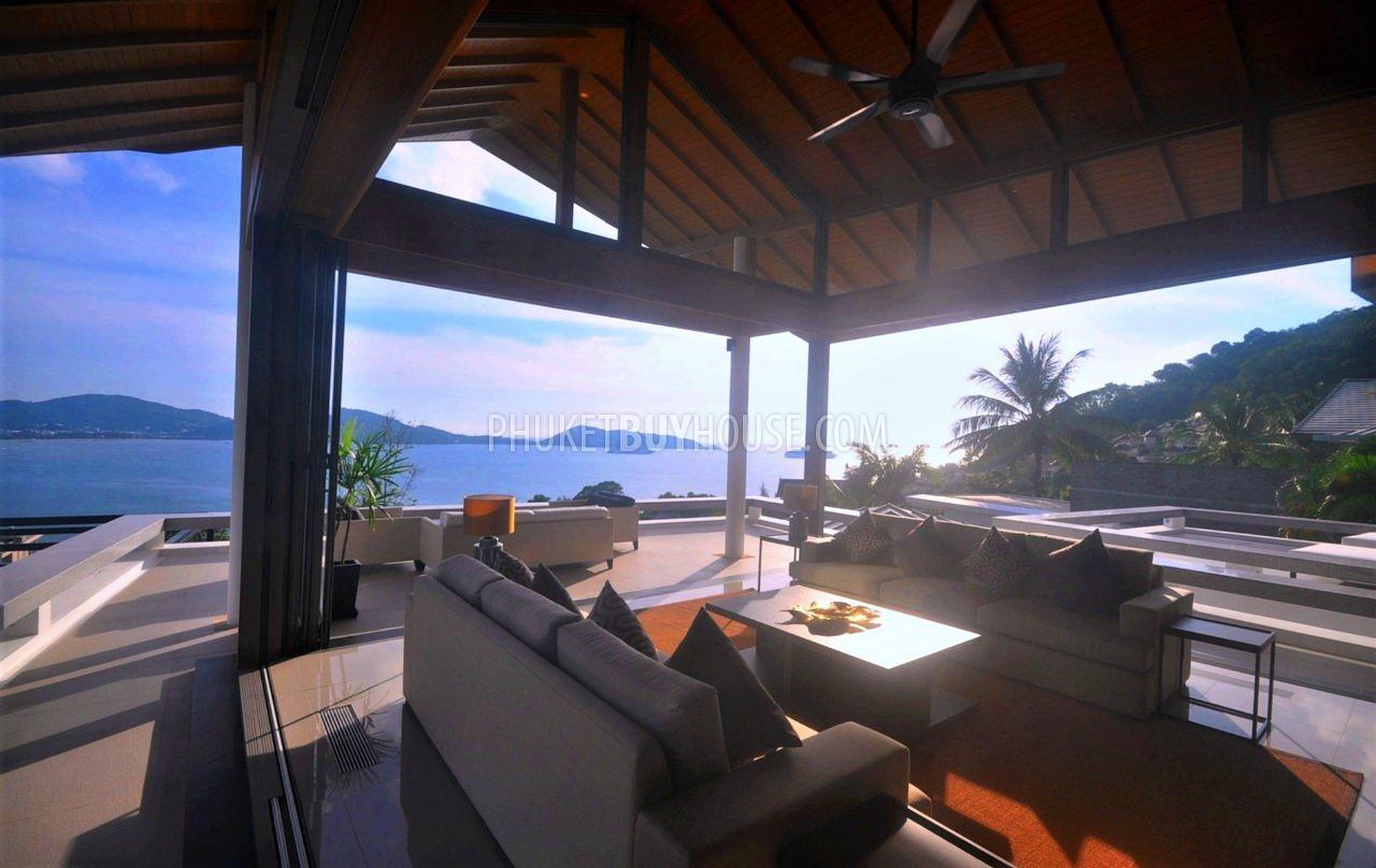 PAT6388: Villa with Panoramic Sea View in Patong Area. Photo #7