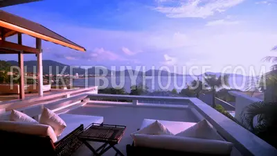 PAT6388: Villa with Panoramic Sea View in Patong Area. Photo #10