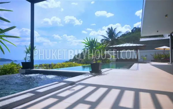PAT6388: Villa with Panoramic Sea View in Patong Area. Photo #11