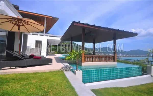 PAT6388: Villa with Panoramic Sea View in Patong Area. Photo #12