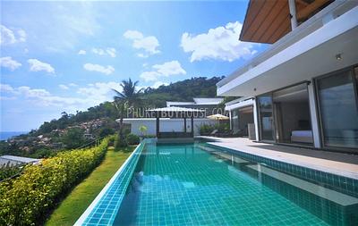 PAT6388: Villa with Panoramic Sea View in Patong Area. Photo #27
