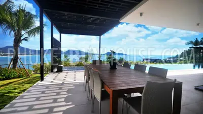 PAT6388: Villa with Panoramic Sea View in Patong Area. Photo #43