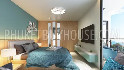 BAN6441: Three Bedroom Penthouse with Seaview in Bang Tao. Fotoğraf #17