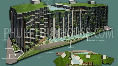 BAN6441: Three Bedroom Penthouse with Seaview in Bang Tao. Fotoğraf #13