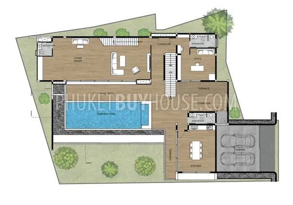 KAM5544: Stunning Sea View 6 Bedroom Villa Overlooking in Kamala. Photo #4