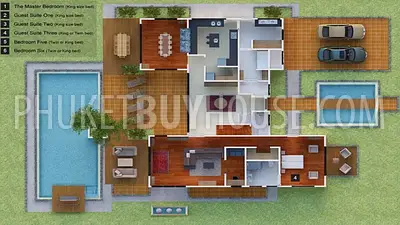 LAY6415: Villa 100 Meters from the Beach in Layan. Photo #38