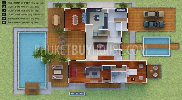 LAY6415: Villa 100 Meters from the Beach in Layan. Photo #38