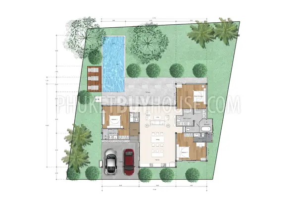 BAN21923: Breathtaking 3 Bedroom Villa Amidst Bang Tao!. Photo #15