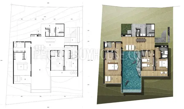 CHA7014: Modern Pool Villa with View at Chalong Bay. Photo #24