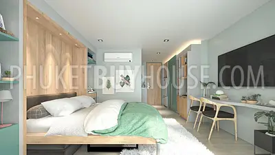 BAN6438: Studio with a unique layout in Eco condominium at crisis prices in Bang Tao area. Fotoğraf #1