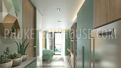 BAN6438: Studio with a unique layout in Eco condominium at crisis prices in Bang Tao area. Fotoğraf #4