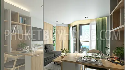 BAN6438: Studio with a unique layout in Eco condominium at crisis prices in Bang Tao area. Fotoğraf #5