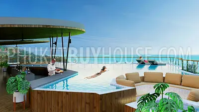 BAN6438: Studio with a unique layout in Eco condominium at crisis prices in Bang Tao area. Fotoğraf #14