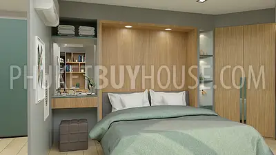 BAN6438: Studio with a unique layout in Eco condominium at crisis prices in Bang Tao area. Fotoğraf #17