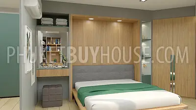 BAN6438: Studio with a unique layout in Eco condominium at crisis prices in Bang Tao area. Fotoğraf #18