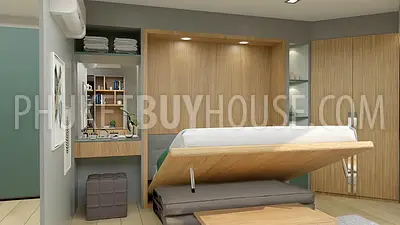 BAN6438: Studio with a unique layout in Eco condominium at crisis prices in Bang Tao area. Fotoğraf #19