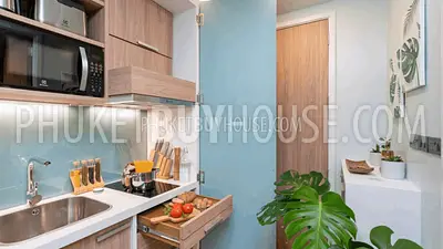 BAN6438: Studio with a unique layout in Eco condominium at crisis prices in Bang Tao area. Fotoğraf #24