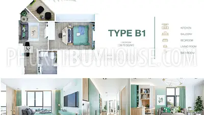 BAN6442: Apartments for Sale in New Project in Bang Tao. Fotoğraf #22