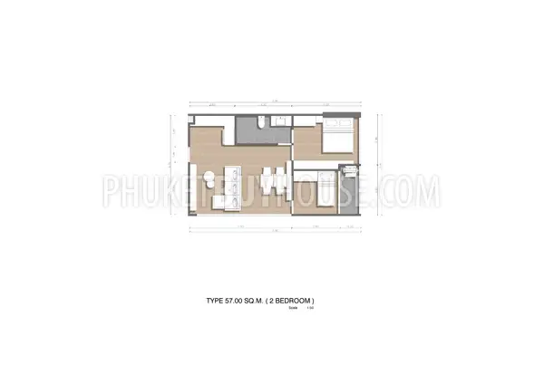 KAR21939: Luxury Living Redefined: Spacious Two-Bedroom Haven in the Heart of Karon. Fotoğraf #15