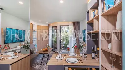 BAN6438: Studio with a unique layout in Eco condominium at crisis prices in Bang Tao area. Fotoğraf #29