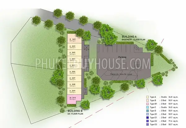 KAR6451: New Condominium for Sale in Karon Beach. Photo #31