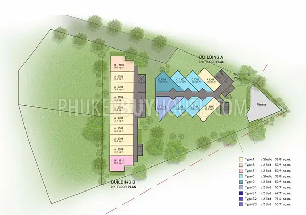 KAR6451: New Condominium for Sale in Karon Beach. Photo #33
