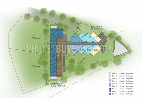 KAR6453: Apartments in New Condominium in Karon Beach. Photo #12
