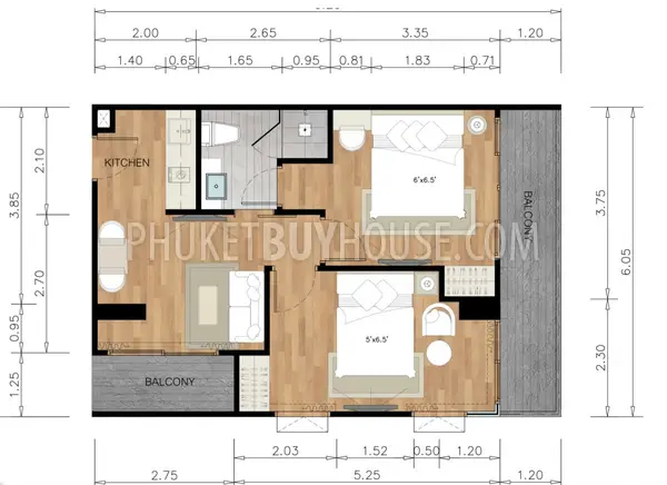 KAR6453: Apartments in New Condominium in Karon Beach. Photo #37