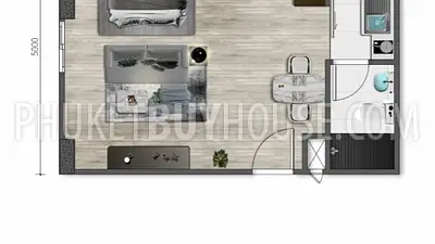 NAY6455: Freehold Studio in the New Condominium in Nai Yang Beach. Photo #9