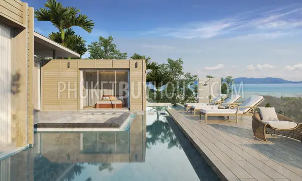 KAM21961:  Four Bedroom Seaview Hilltop Villa in Kamala, Phuket. Fotoğraf #2