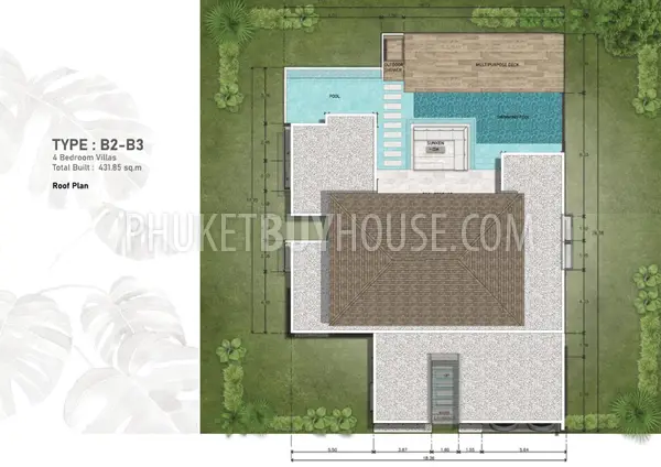 KAM21961:  Four Bedroom Seaview Hilltop Villa in Kamala, Phuket. Fotoğraf #12