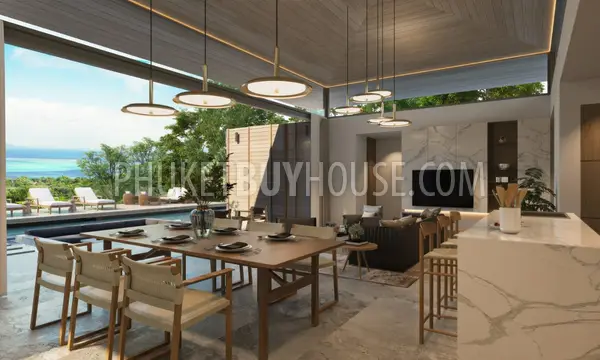 KAM21961:  Four Bedroom Seaview Hilltop Villa in Kamala, Phuket. Fotoğraf #10