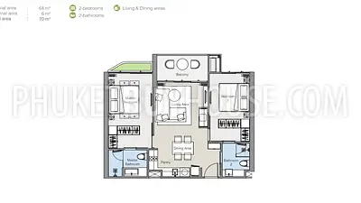 BAN21945: Superb Lakeview 2 Bedroom Condominium In Bang Tao. 照片 #6