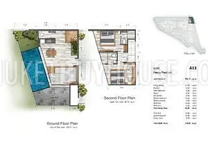 LAY7140: Stylish 2-bedroom house with a pool in Layan. Photo #13