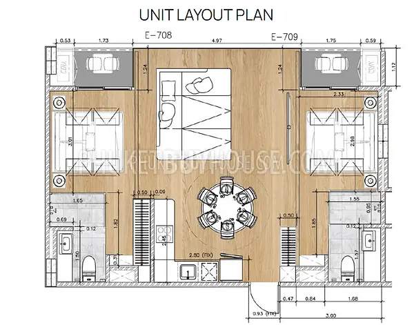 BAN6536: 2 Bedroom Apartment for Sale in Bang Tao. Photo #4
