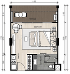 NAI6551: Апартаменты с 1 спальней в районе Най Тон. Миниатюра #35