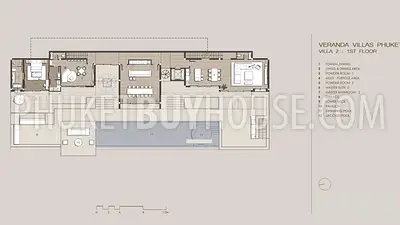 PAN21968:  Spectacular Five Bedroom Villa with Priceless Open-Air Expanse in Panwa. Fotoğraf #5
