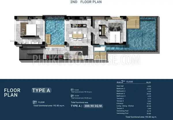 TAL21992: Prestigious Pool Villa With Incredible Design For Sale In Thalang . 照片 #13