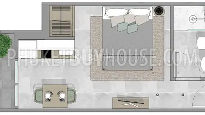 CHA7210: Condo Unit with Sea View in Chalong. Photo #6