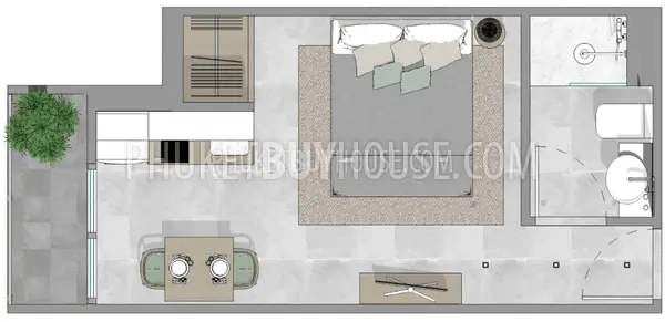 CHA7210: Condo Unit with Sea View in Chalong. Fotoğraf #6