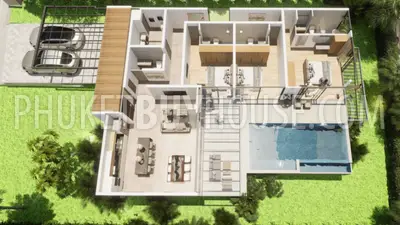 PHA22013: Sophisticated 3-Bedroom Villa with Private Pool in Phang Nga, Phuket For Sale . 照片 #15