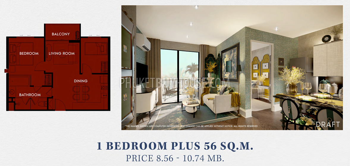 BAN22017: Огромная квартира с 1 Спальней Плюс Размера на продажу в Банг Тао. Фото #9